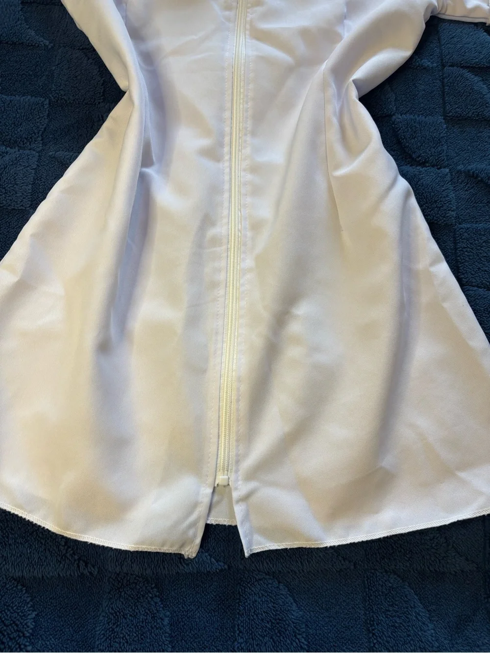 Halloween Women White Nurse Dress with Cap Costume Set